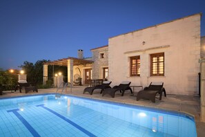 Pool - Villa Myrrine, 3 BDR, Forest Views, Private Pool, Furnished Terrace, Crete (Rethymno)
