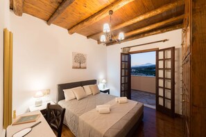 In-room safe, iron/ironing board, travel cot, free WiFi - Villa Nephele, 3 BDR, Forest Views, Private Pool, Furnished Terrace, Crete (Rethymno)