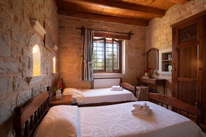 In-room safe, iron/ironing board, travel cot, free WiFi - Villa Thysa, 3 BDR, Forest Views, Private Pool, Furnished Terrace, Crete (Rethymno)