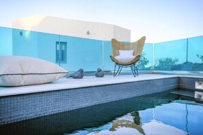 Pool - Villa Evadne, 2 BDR, Outdoor Pool, Indoor Hot Tub, Furnished Terrace, Santorini (Santorini)