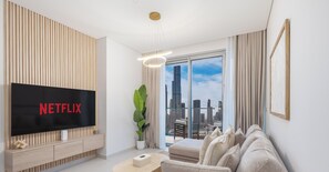 Living area - LUX The Vida Burj Khalifa View Suite (Dubai)
