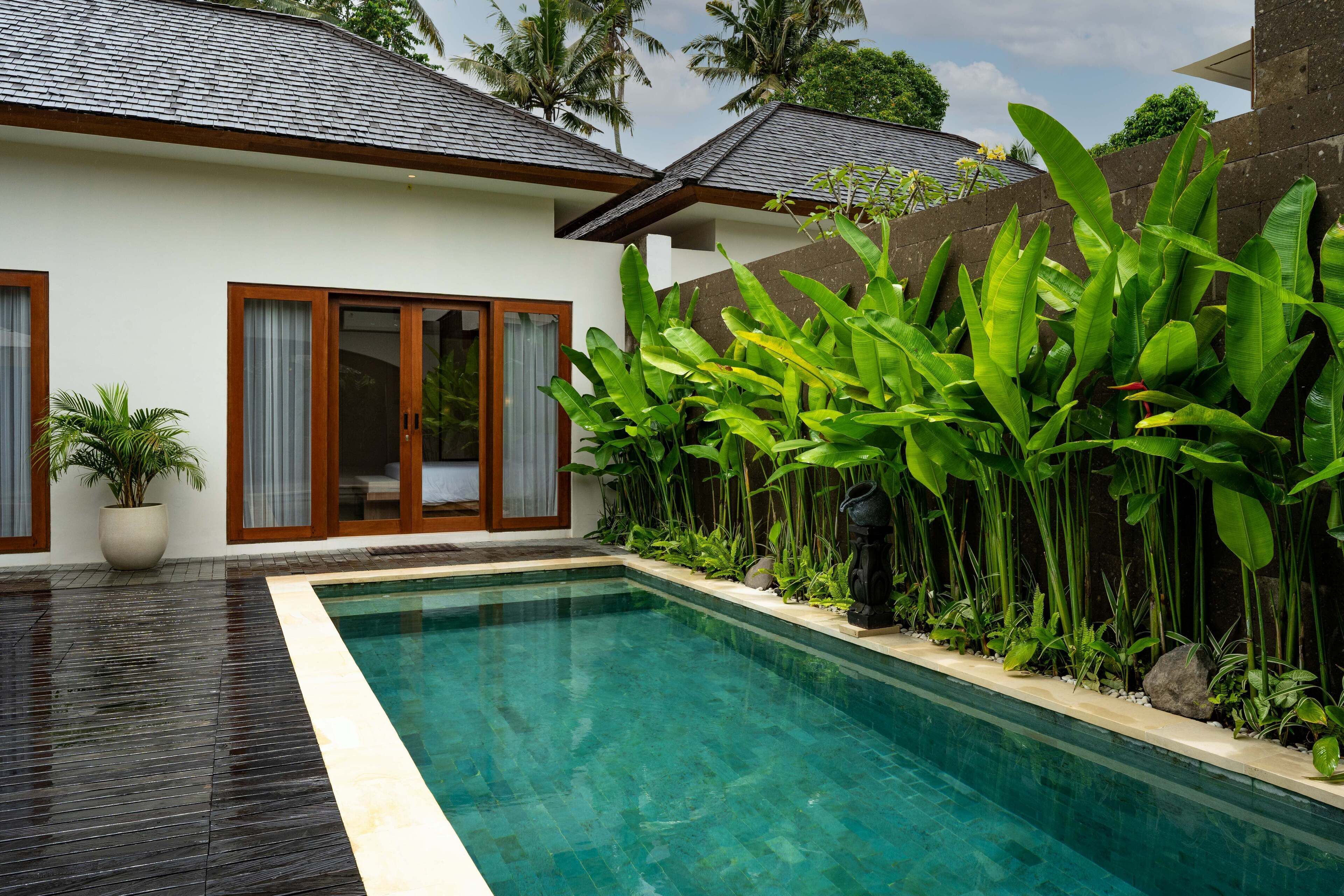 别墅, 1 间卧室, 泳池景观 | 办公桌、免费 WiFi、床单