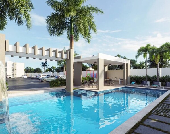 Apartment | 1 bedroom - Moderno Apto en B Varo Island Piscina Playa (Punta Cana)