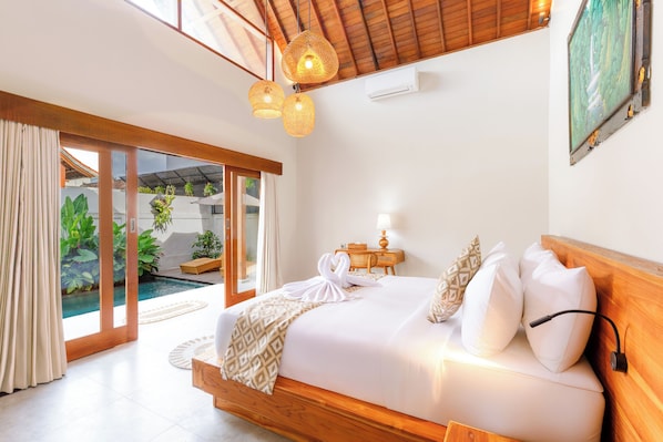 Villa Standard, vue piscine | Wi-Fi gratuit, draps fournis