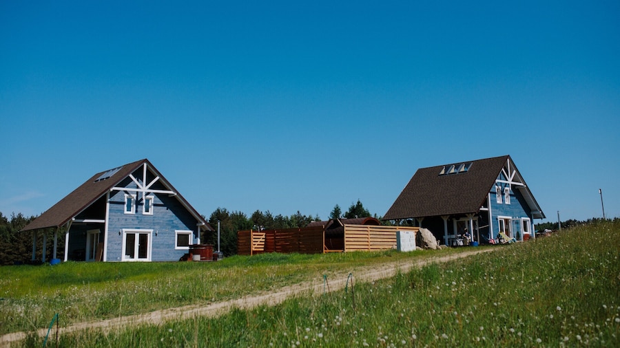 A Spacious House With a Sauna