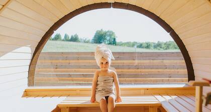 A Spacious House With a Sauna