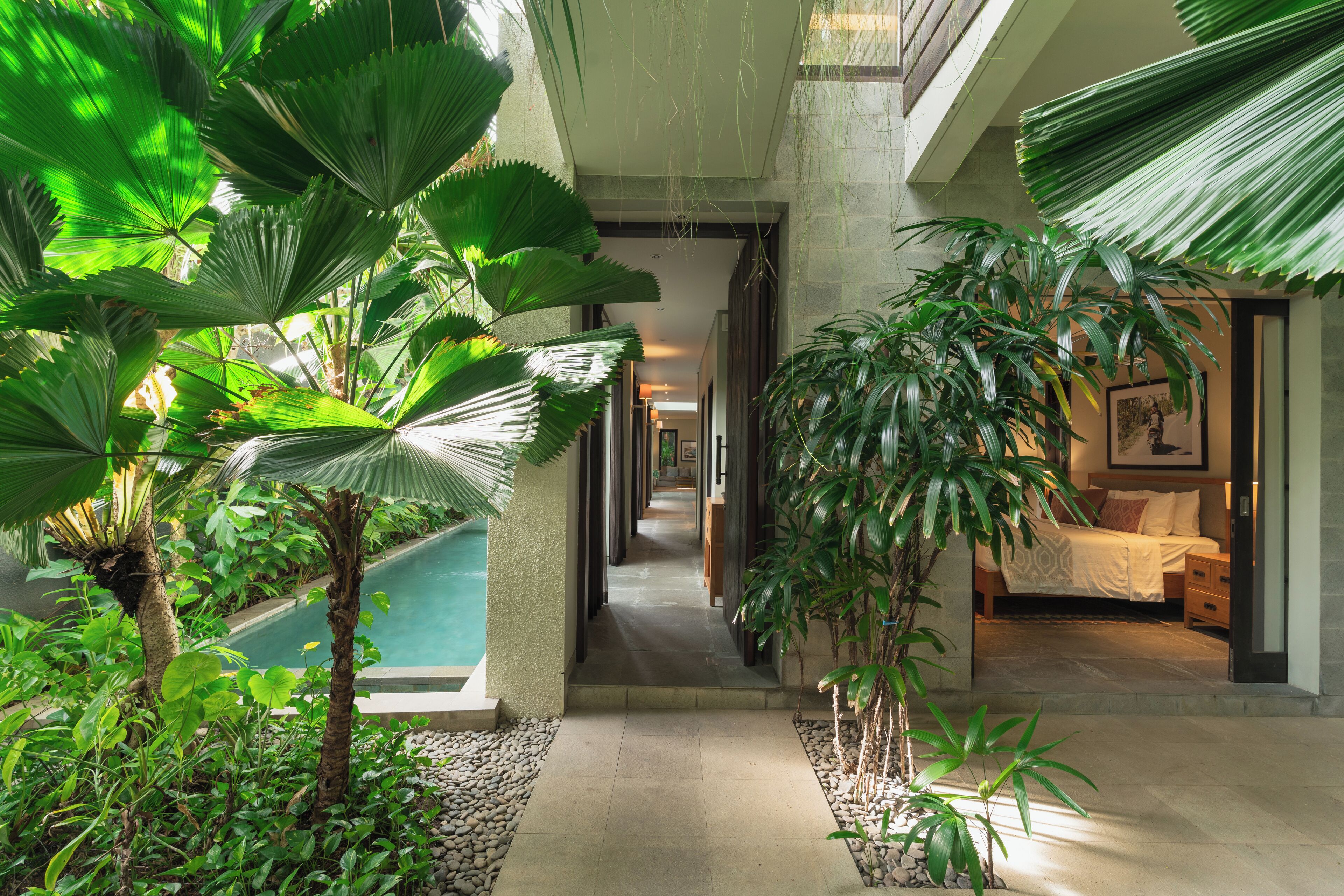 A szálláshely homlokzata