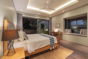 Deluxe Villa, 4 Bedrooms, Private Pool, Pool View | Premium bedding, in-room safe, desk, laptop workspace - Villa Ixora by Alfred in Bali (Canggu)