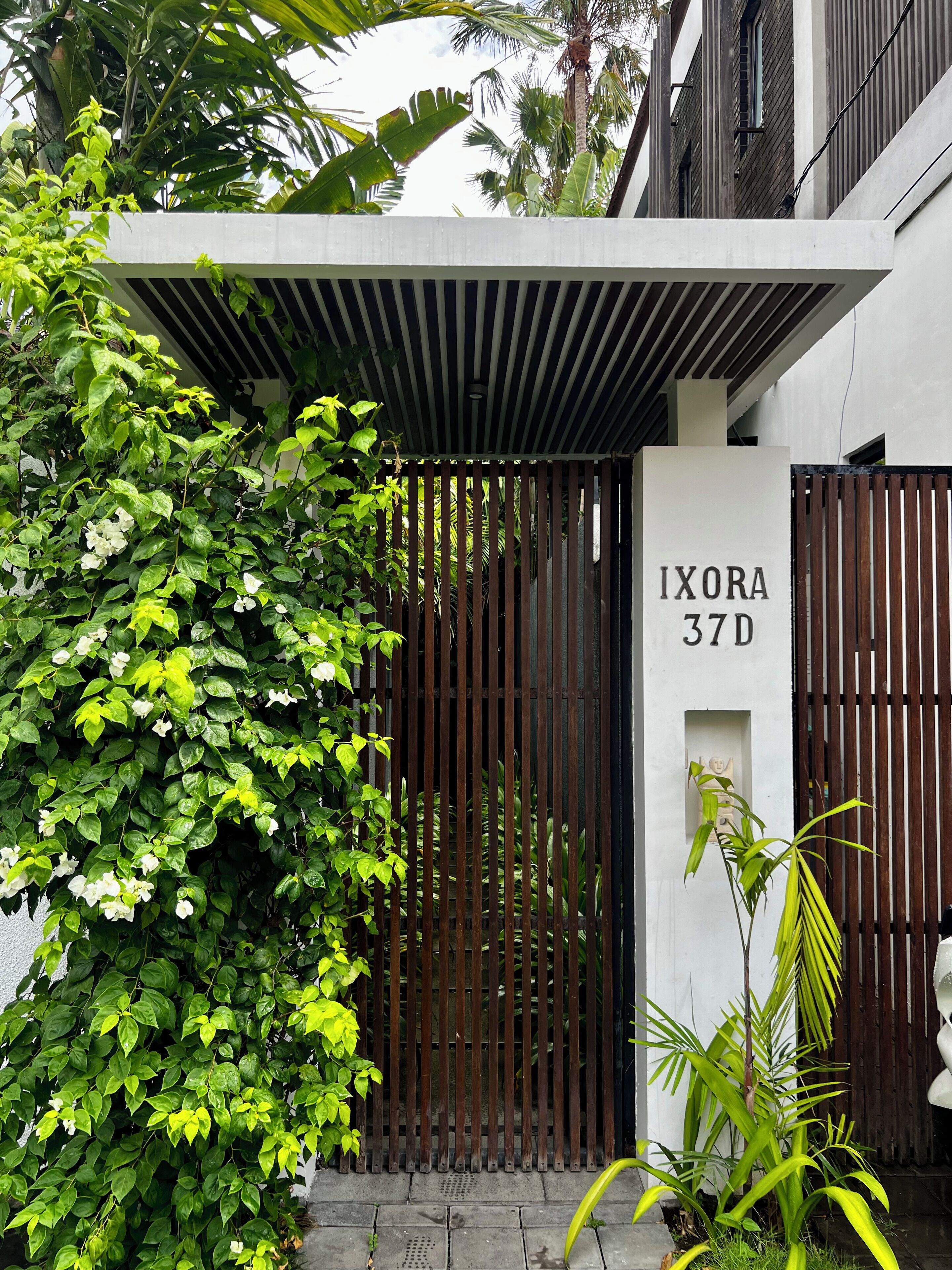 Façade de l’hébergement