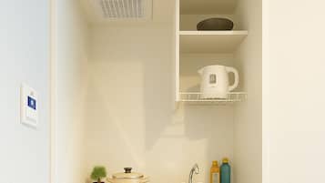 Dobbeltrom – elite, 1 queensize-seng, ikke-røyk, balkong | Eget tekjøkken | Vannkoker og kjøkkenutstyr