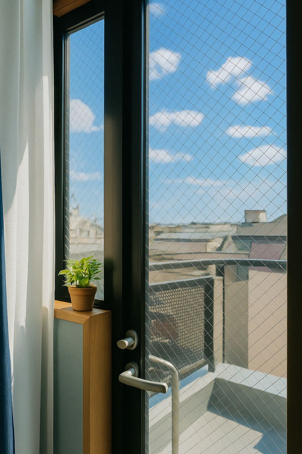 Kamar Quadruple Keluarga, Beberapa Tempat Tidur, Bebas Asap Rokok, balkon | Tirai kedap cahaya dan Wi-Fi gratis