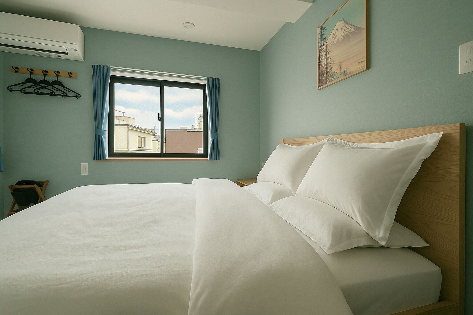 Dobbeltrom – junior, 1 queensize-seng, ikke-røyk, privat bad | Blendingsgardiner og wi-fi (inkludert)