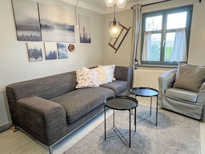 Fernseher, Kamin