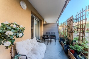 Outdoor dining - Apartment “Côté Dunes Mimizan” – Your Getaway Between Ocean and Nature in Mimizan (Mimizan)