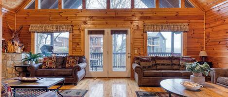 Smart TV, fireplace, video games