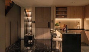 Basic-Apartment, Balkon, Stadtblick