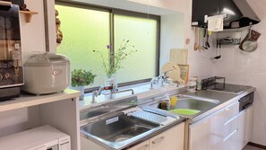 Private kitchen - Guesthouse Hikobae (Kitakami)