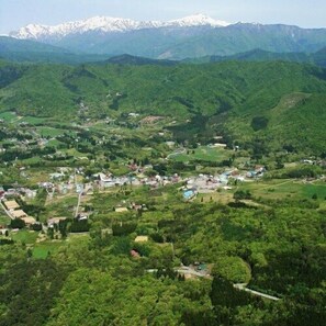 Aerial view - Ork Hirugano (Gujo)