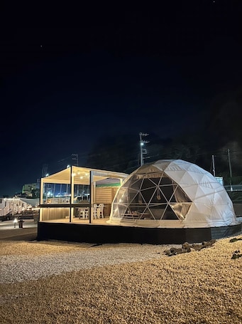 Terrace/patio. Glamping Village Ibaraki