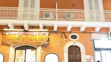 Blick von der Unterkunft