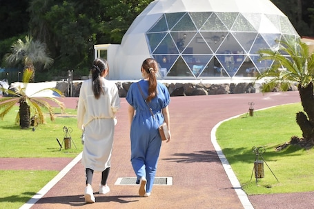 Property grounds. Izu Gran Village Glamping