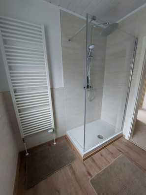 Shower, hair dryer, towels - Apartment 'Zwei' with Shared Garden and Wi-Fi (Oberzent)