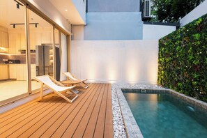 Villa, 4 Bedrooms, Smoking, Private Pool | Pool | Outdoor pool - Spacious 4BR Muji Home With Loft & Pool in Ekkamai (Bangkok)