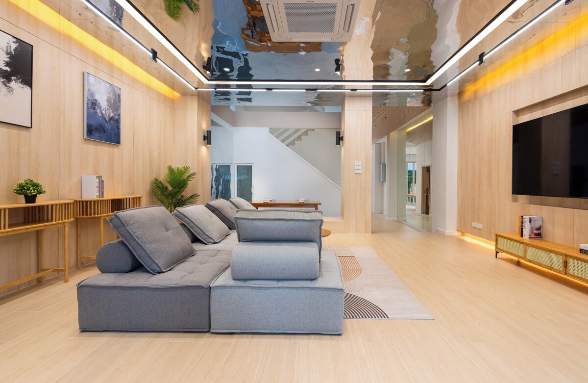 Villa, 4 Bedrooms, Smoking, Private Pool | Living room