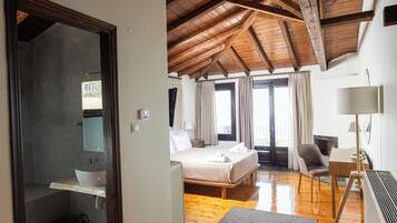 Villa, Sea View | Bathroom | Shower, hair dryer, towels, soap