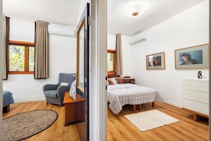 Ferienhaus, Gartenblick