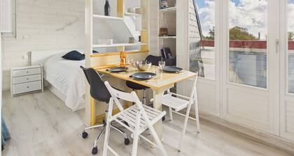 Studio mit Meerblick für 4, 200 m zum Strand