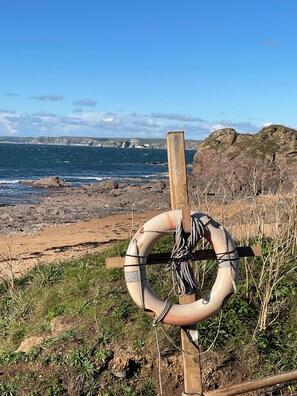 Beach - Bridge Cottage, Hope Cove-Devon. We are 20 paces from the beach, stunning views! (Hope Cove)
