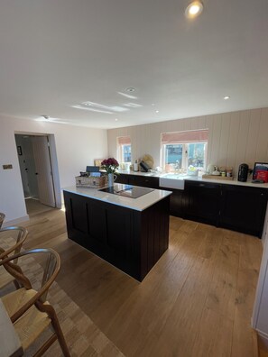 Microwave, oven, stovetop, dishwasher - Bridge Cottage, Hope Cove-Devon. We are 20 paces from the beach, stunning views! (Hope Cove)