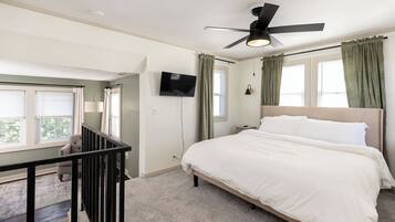 3 habitaciones, escritorio, tabla de planchar con plancha y wifi gratis