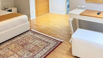 Deluxe Double Room, Balcony, City View | In-room safe, desk, laptop workspace, soundproofing