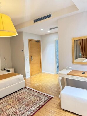Deluxe Double Room, Balcony, City View | In-room safe, desk, laptop workspace, soundproofing - Sofra Boutique Hotel (Bulqize)