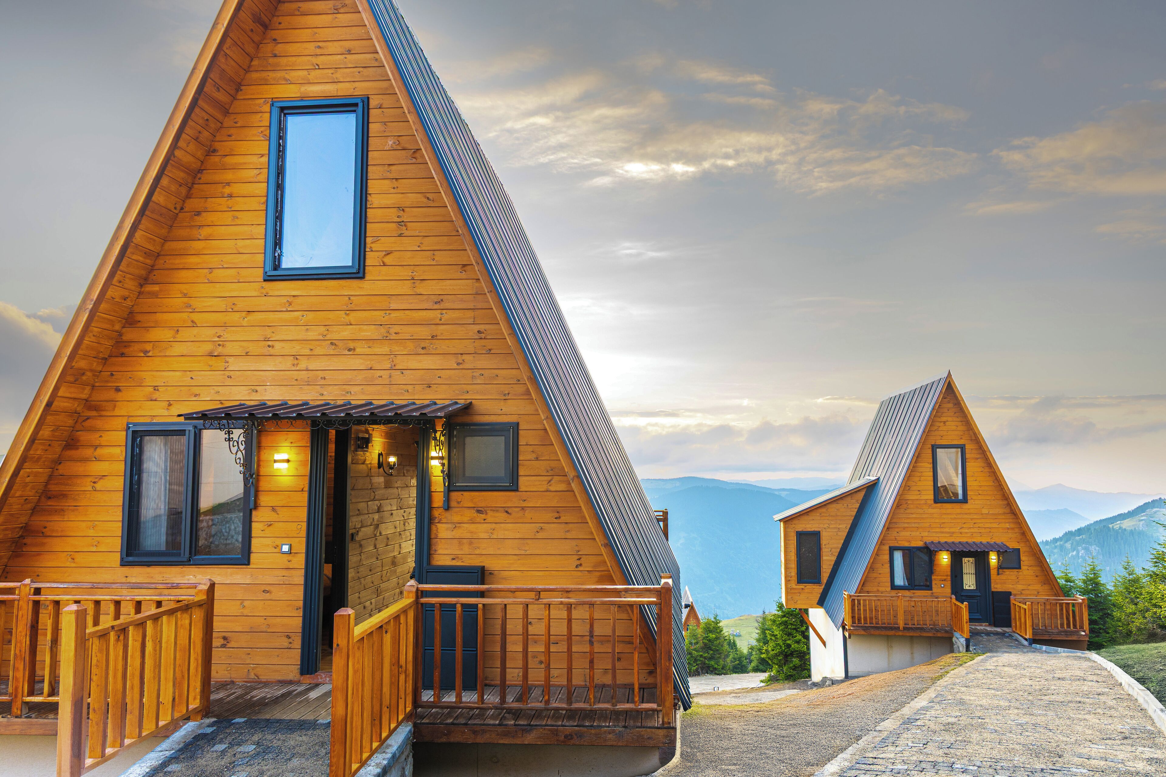 豪華單棟小屋, 2 間臥室, 露台, 山谷景 | 隔音、熨斗/熨衫板、免費 Wi-Fi