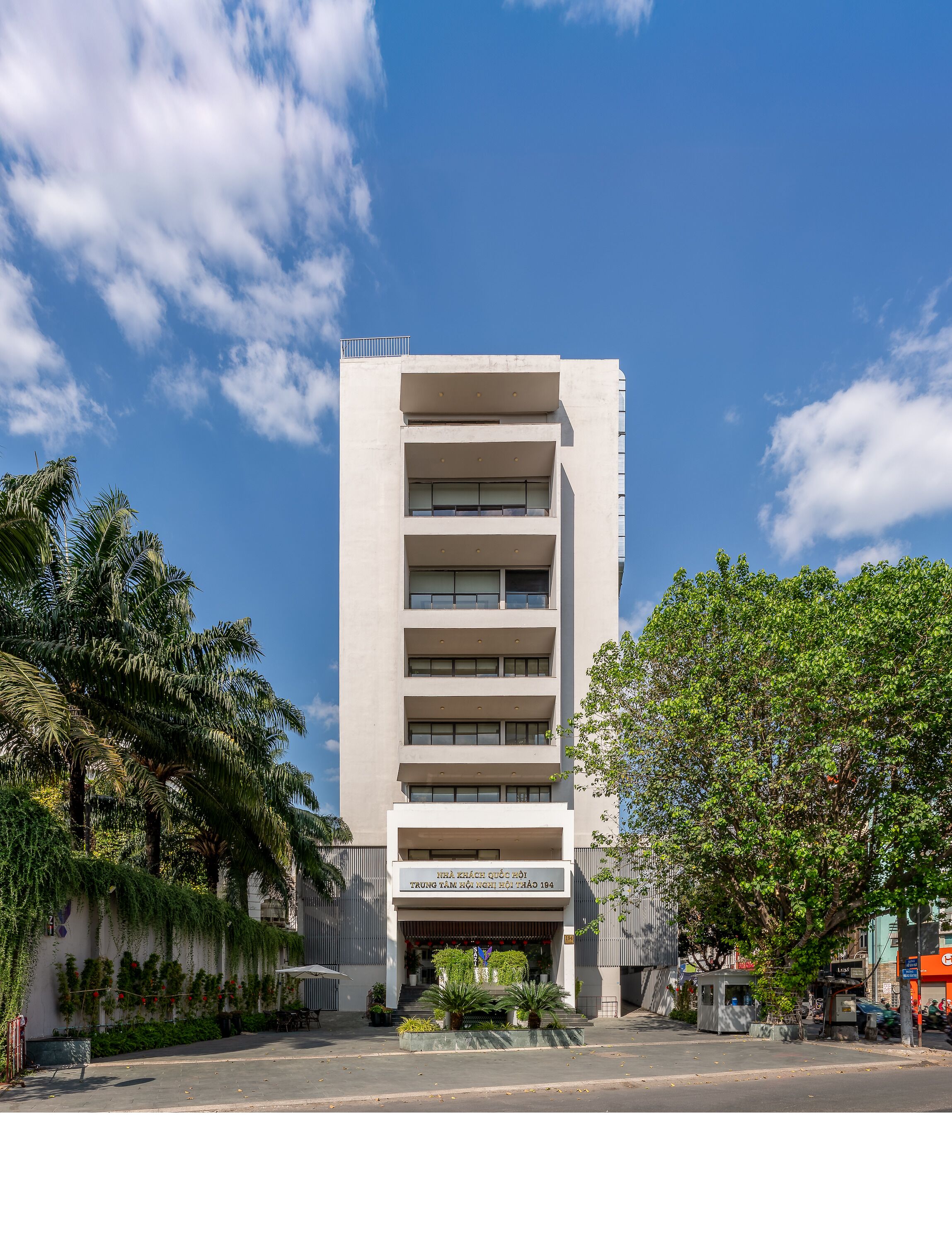 Majoituspaikan julkisivu