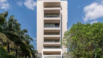 Majoituspaikan julkisivu