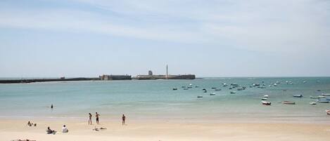 Am Strand, Strandtücher