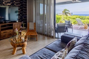 Living area - Luxury ground-floor retreat with poolside terrace - Coral Estate (Sint Willibrordus)