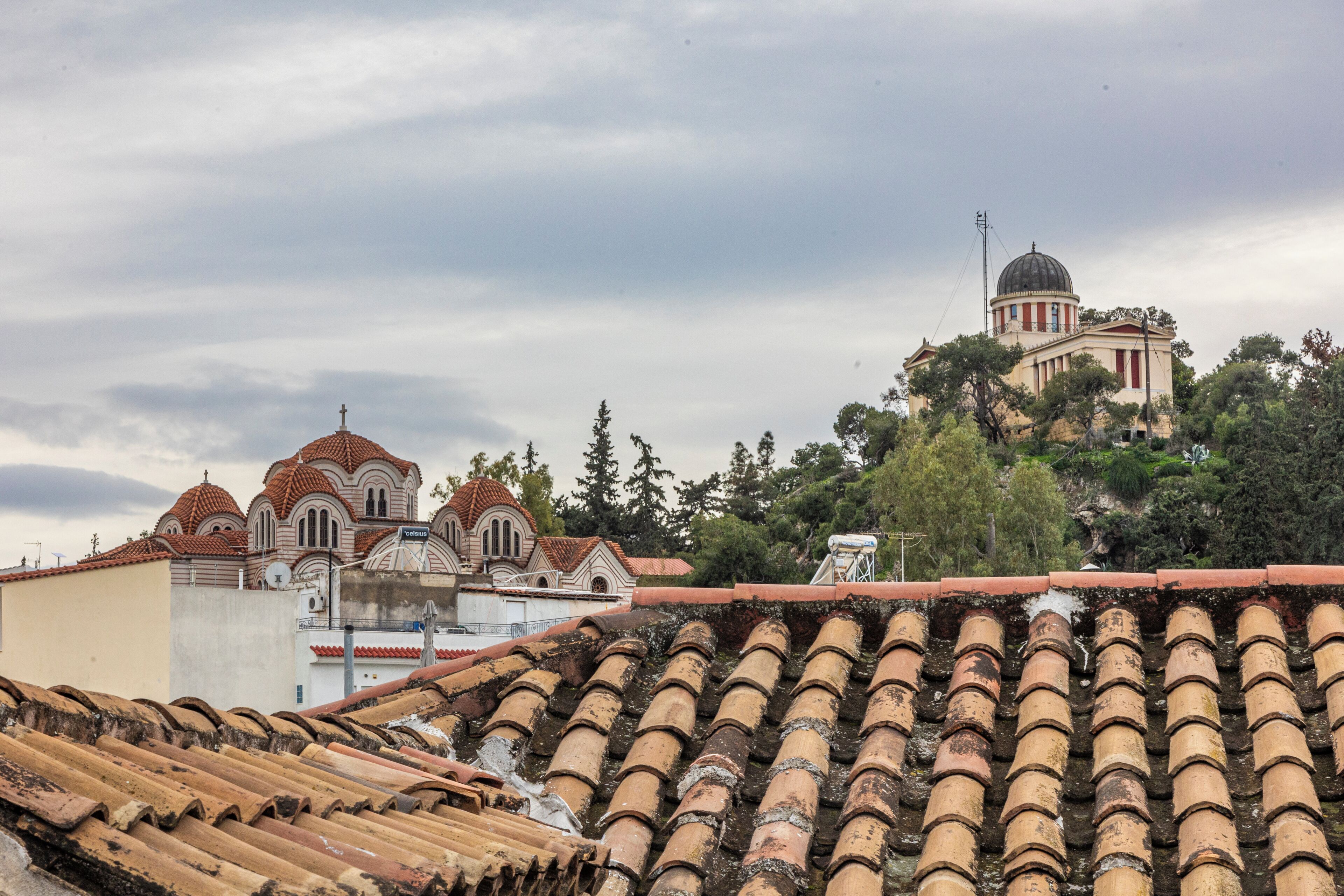 A building with a domed roof and a bell tower.