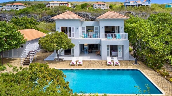 Pool - Spacious Caribbean villa with private pool - Coral Estate (Sint Willibrordus)