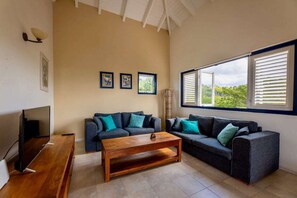 Living area - Spacious Caribbean villa with private pool - Coral Estate (Sint Willibrordus)
