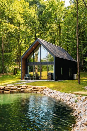 Exterior - Waterfront Cabin w/ Sauna near French Lick, IN (Shoals)
