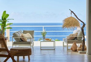 Property grounds - Caribbean sea-view villa with private pool - Coral Estate (Sint Willibrordus)