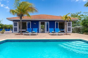 Pool - Tranquil tropical villa with private pool - Coral Estate (Sint Willibrordus)