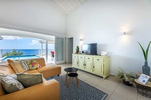 Living area - Villa Ocean View Residence 1034 (Sint Willibrordus)
