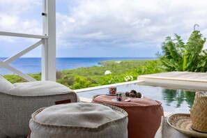 Pool - Romantic garden bungalow with pool and sea view - Coral Estate (Sint Willibrordus)