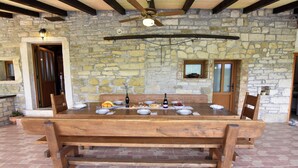 Villa, 3 Bedrooms, Private Pool, Garden View | Dining - Villa With Private Pool and Garden Retreat (Groznjan)